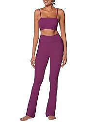 Sunzel High Waist Mini Flared Leggings for