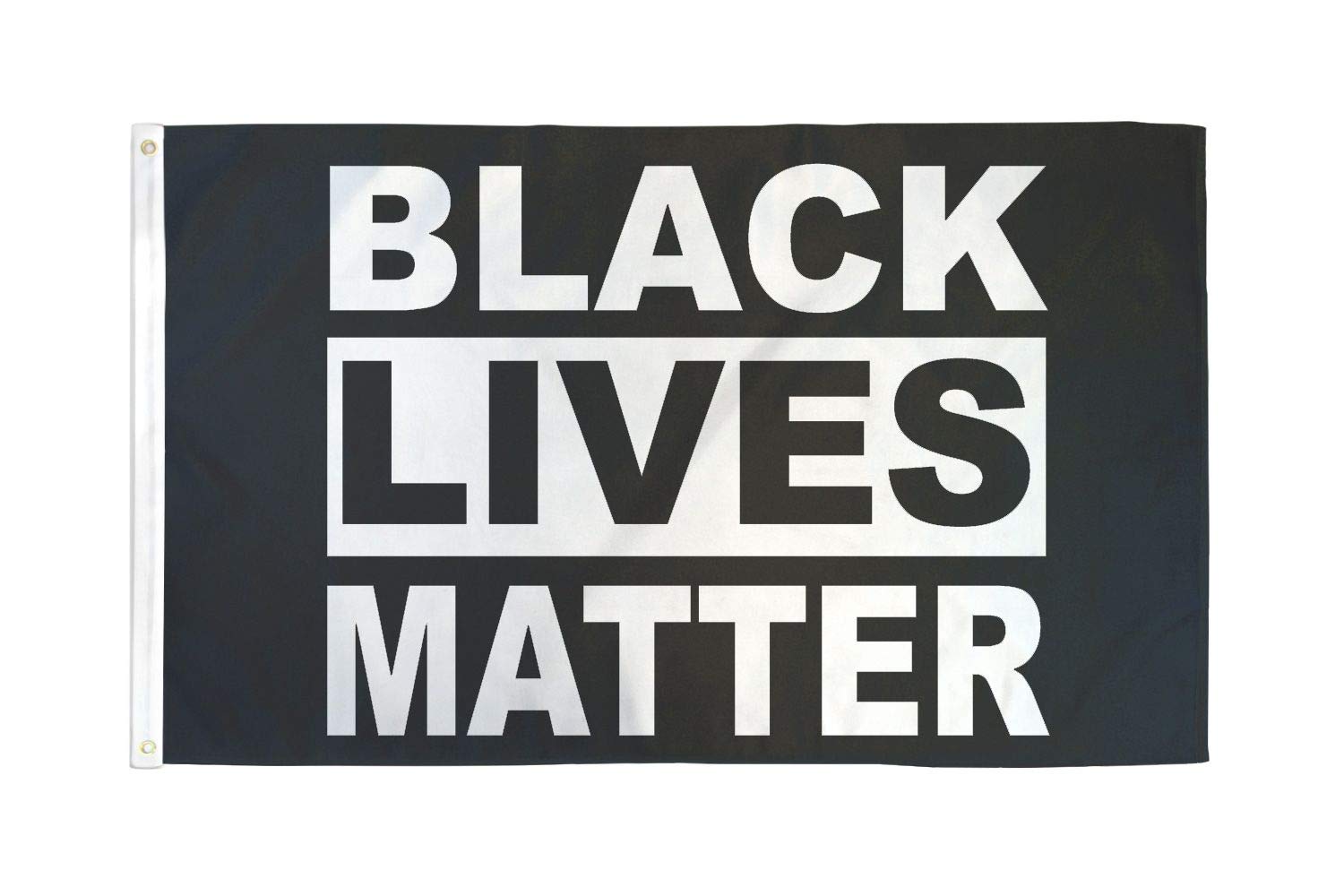 AZ FLAG - Black Lives Matter Flag - 3x5 Ft - 100D Polyester Stop The Violence Banner with Two Metal Grommets - Fade Resistant - Vivid Colors - 3' x 5' Feet - 150x90 Cm