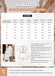 Dokotoo Womens Juniors Fashion 2024 Elegant Summer