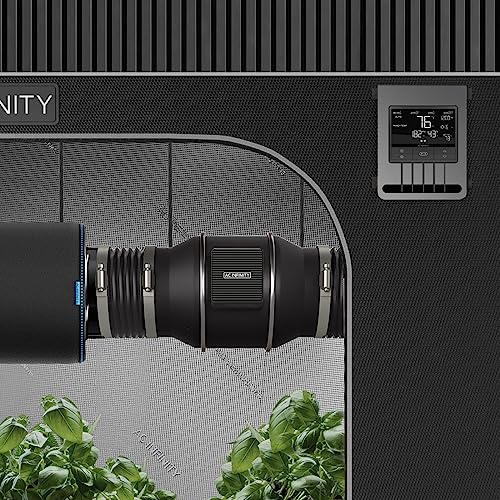 AC Infinity Air Filtration PRO Kit 8”, CLOUDLINE Inline Fan, Controller 69 PRO with WiFi App Control, Carbon Filter, Ducting, Cooling Ventilation System for Grow Tents, Hydroponics, Indoor Gardening