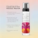 Crazy Angel Vegan Clear Self-Tan Mousse Medium Tan 200ml UK Made No Transfer view 4