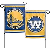 Wincraft NBA Golden State Warriors 12x18 Garden Style 2 Sided Flag, One Size, Team Color