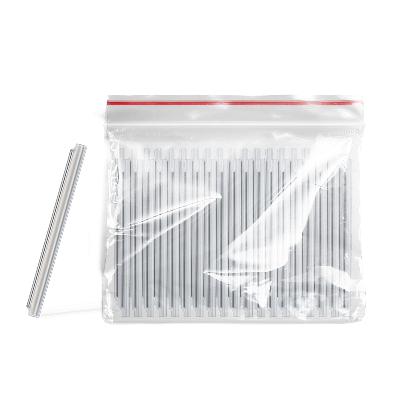 Photo 1 of 100PCS Fiber Optic Fusion Splice Protector Sleeves, 40mm 2.4mm Dia After Shrink