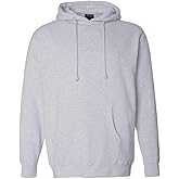 Independent Trading Co. Hooded Pullover Sweatshirt L Grey Heather