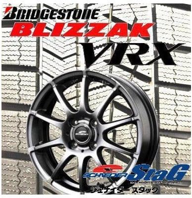 Bridgestone 145 80r13 Blizzak Vrx 13x4 00b 4穴 Pcd 100 シュナイダー Stag Pr365 Hr