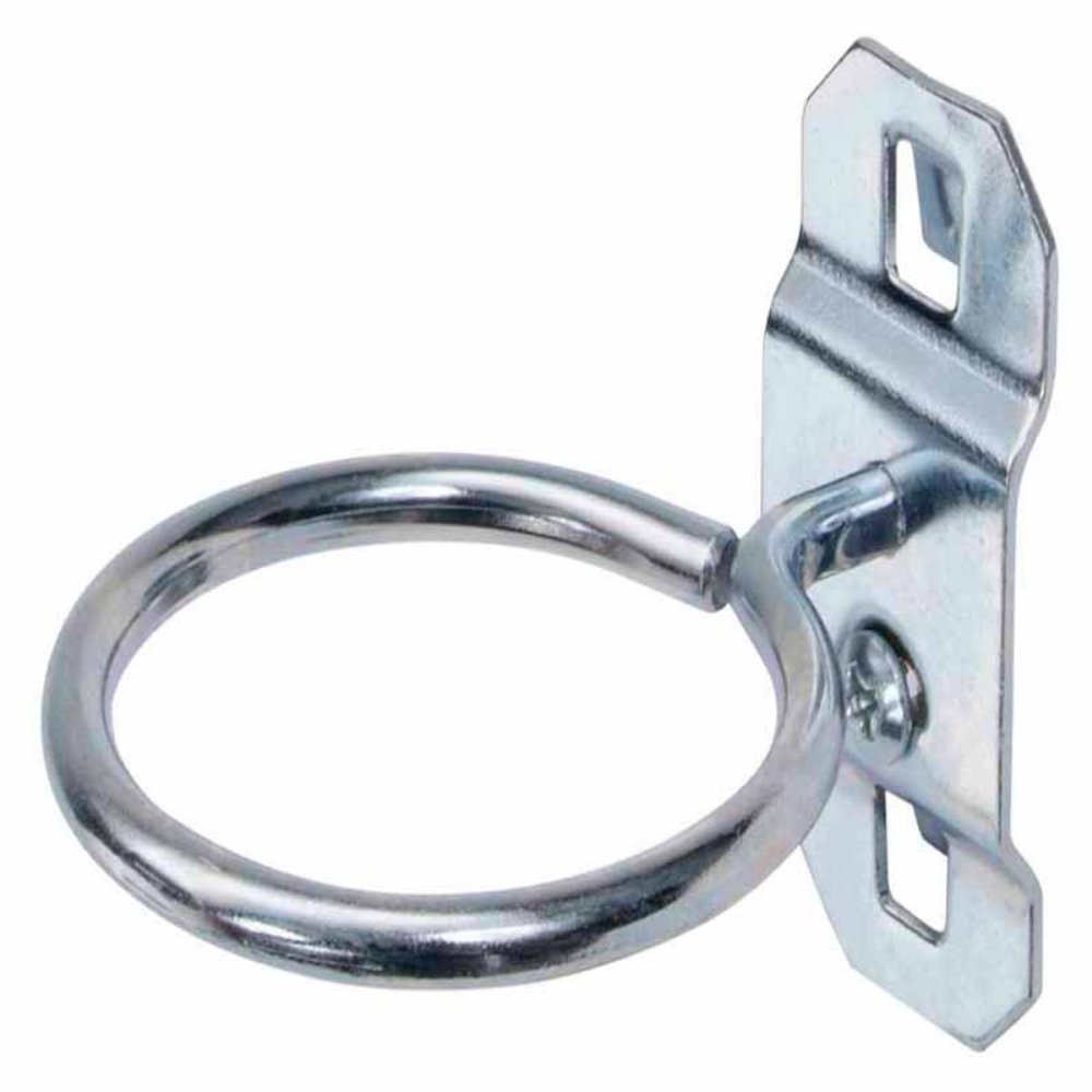 Triton Products 54117 LocHook 2-1/2-Inch Single Ring 1-3/4-Inch I.D. Zinc Plated Steel Tool Holder for LocBoard, 5-Pack