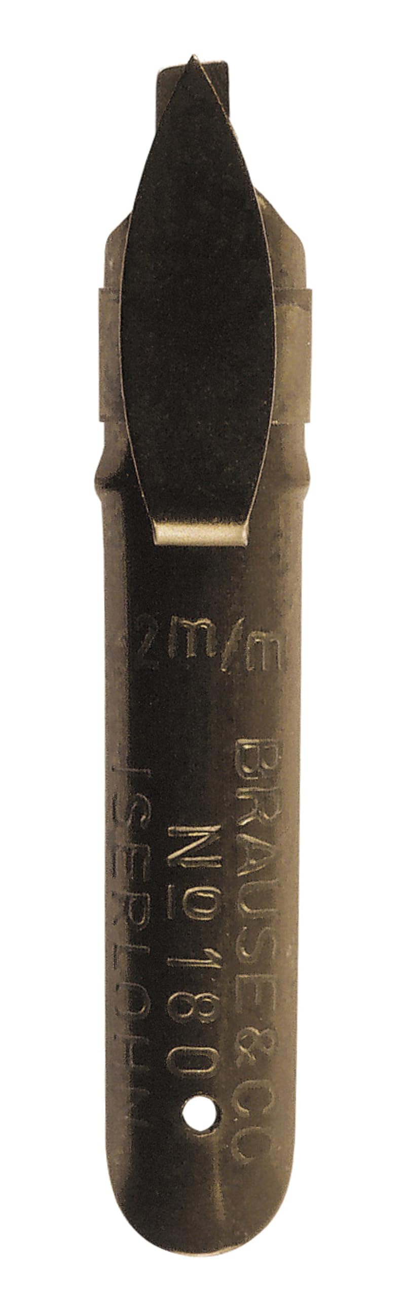 Brause 158520B - Calligraphy nibs for penholder - Box of 15 Bandzug Gauchers 2mm nibs - German Manufacturing - Calligraphy - Writing - Arts and Crafts