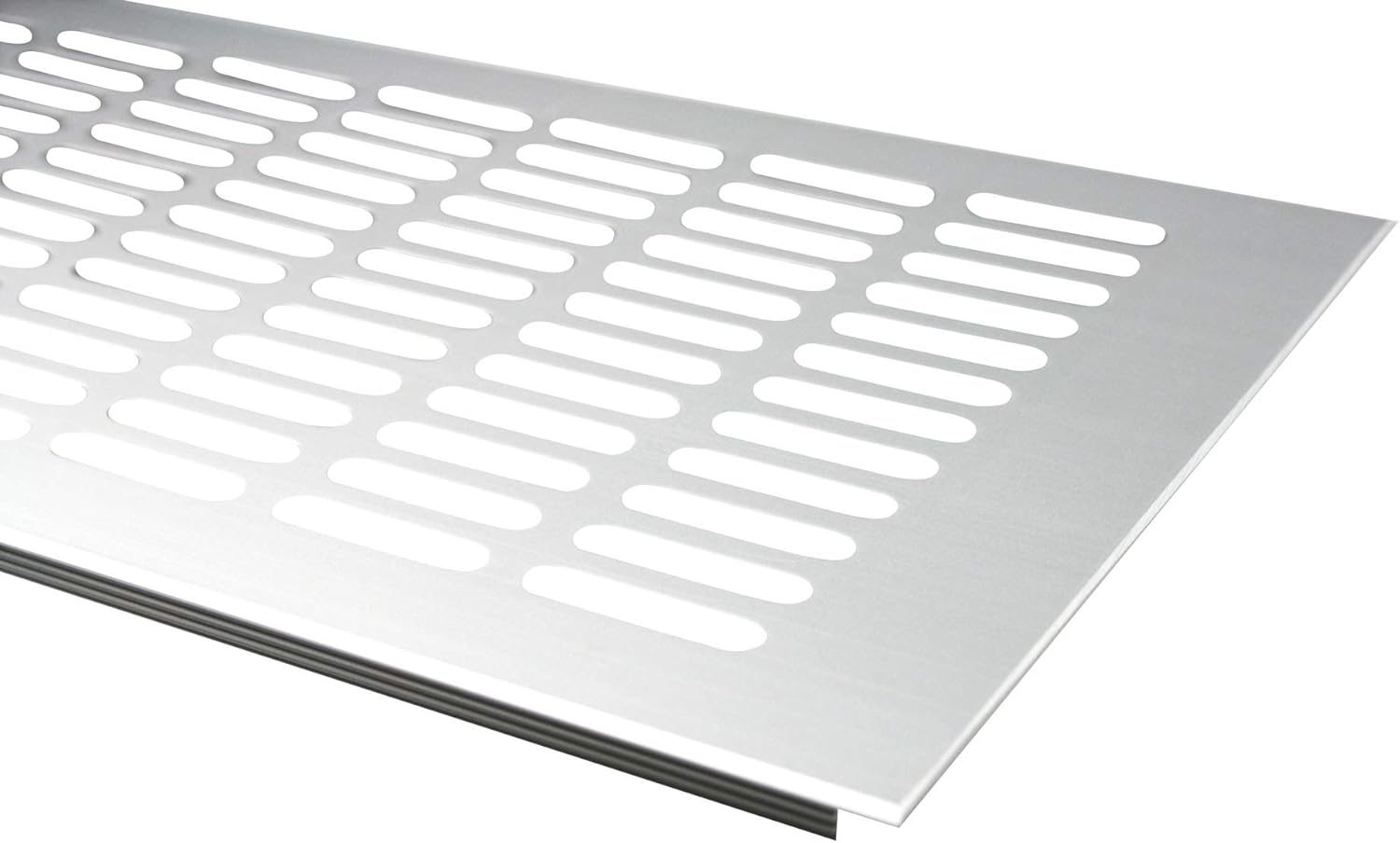 MS Beschläge ® F1 Ventilation Grille Plate Heating Cover 150 mm x 200 mm Various Colours (Silver Anodised