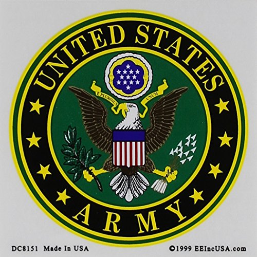 EagleEmblems DC8151 StickerArmy Symbol (Clear Vinyl) (3.25x3.5