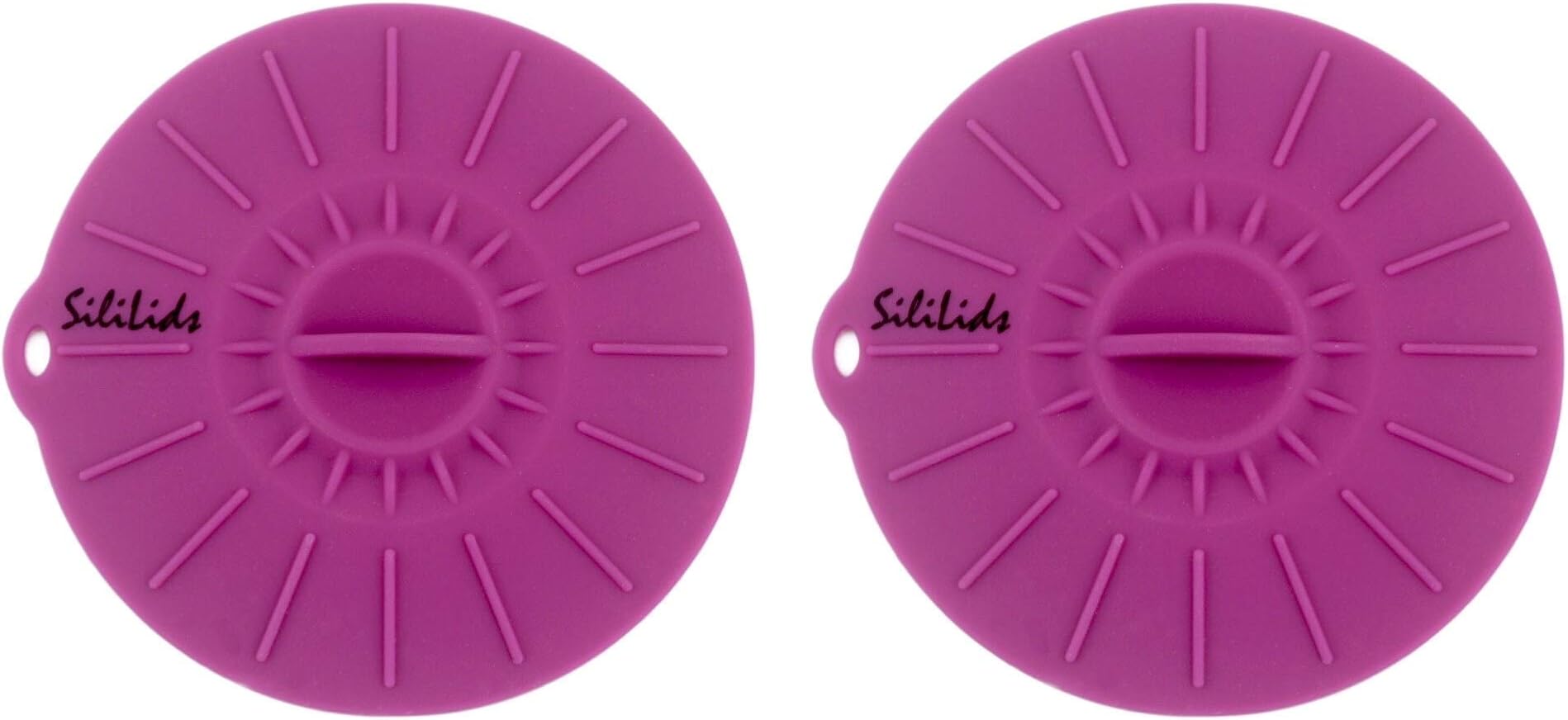 Silicone Sealing Lids, Set of 2, 8x8". Microwavable, Heat Safe, Oil Splatter Protection, Food Storage & Preservation. For Pots, Pans, Serving Bowls, Pressure Cookers. BPA Free Silicone.