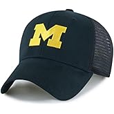 Officially Licensed Michigan Navy MVP Mesh Trucker Hat Classic Primary Team Logo Embroidered Adjustable Blue Snapback Sports Cap