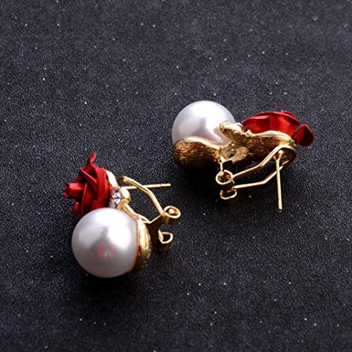 image for Auwer 2019 Stud Earrings, Fashion Jewelry Bohemia Flower Rhinestone Ea