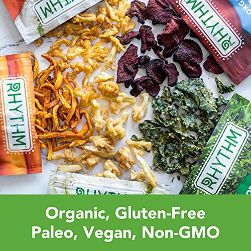 Rhythm Superfoods Cauliflower Bites, Kale Chips, Beet Chips, Carrot