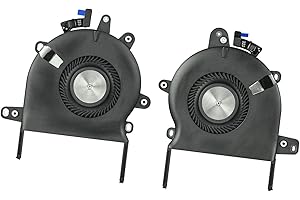 Willhom CPU Cooling Fan Left + Right Replacment for MacBook Pro 13" Retina (Touch Bar, Late 2016-2019) A1706 A1989