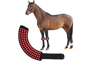 FSDLJSP Red Light Therapy for Horses Hoof, Portable Wearable Pets Red Light Phototherapy Wraps, for Equine Hoof & Hock Pain R