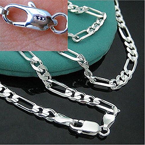 Promsup Wholesale Lots Women Fashion 925 Sterling Silver Snake Chain Necklace 16-30 (22")