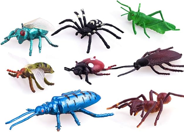 Amazon Sefod リアル昆虫 子供玩具 フィギュアおもちゃ モデル かっこいい 動物おもちゃ アニマル 人形 模型 飾り 玩具 誕生日 贈り物 クリスマス 24個 ロボット 子ども向けフィギュア おもちゃ