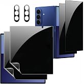 YIEDBCX 2 Pack Privacy Inner Screen Protector For Samsung Galaxy Z Fold 7,2 Pack Anti-Spy Front Tempered Glass +2X Camera Lens Protector Film