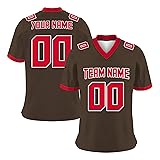 Evcku Custom Football Jersey Personlized