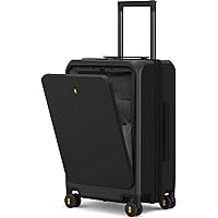 Amazon.com | LEVEL8 Carry On Luggage with Compartment, 20