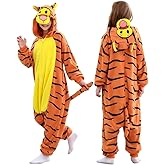 AstraPrime Unisex Kids Onesie, Flannel Cosplay Animal Costume Halloween Onesie Pajamas Home Clothing