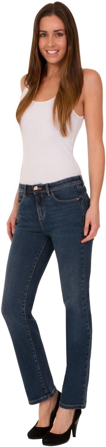 FashionLabels4Less Ex High Street Brand 4619 Perfect Sculpt Straight Leg Jeans
