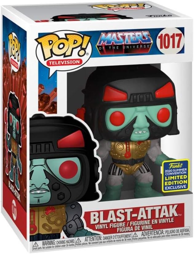 Funko Pop! TV: Masters of The Universe - Blast-Attak, Multicolor 2020 Summer Convention Exclusive - Image 3