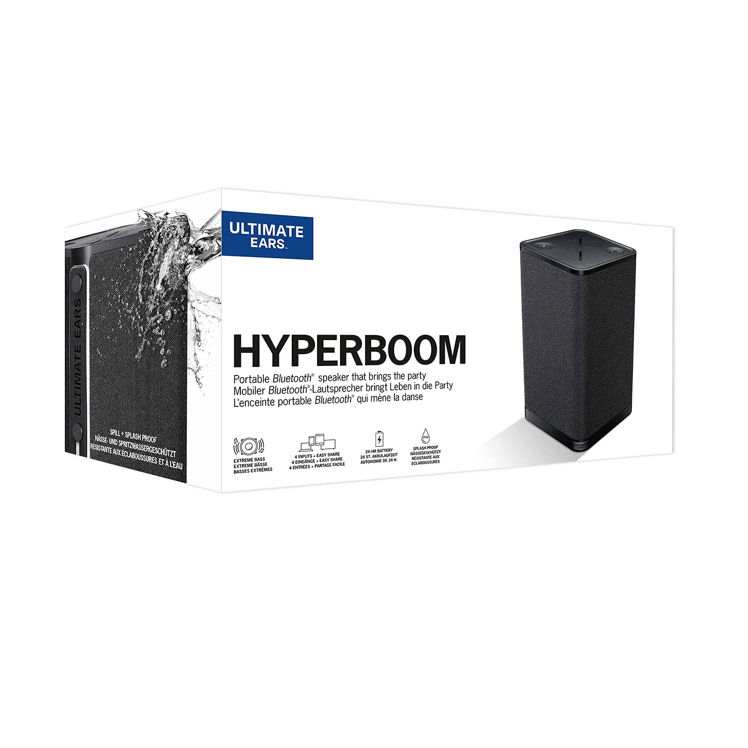 Ultimate Ears Hyperboom Portable & Home Wireless Bluetooth Speaker