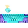 GTSP Backlit Keycaps for 60 Percent Keyboard, RK61 PBT Keycaps OEM Profile with Key Puller for Cherry MX Gateron Kailh Switches Gaming Switches (Zilian-2)