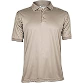 LAPG Men's Recon Jersey Short Sleeve Polo Shirt, Anti-Wrinkle, Moisture-Wicking Polo Shirt for Men, Comfortable Tactical Polo