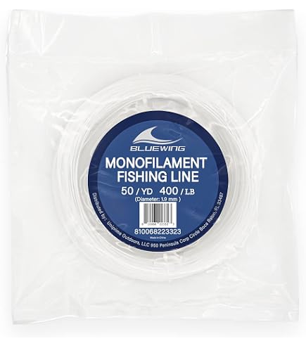 Monofilament Fishing Leader Kit 100yds 2.0mm-400lb Clear-Loop Protectors crimps : Monofilament Fishing Line : Sports & Outdoors