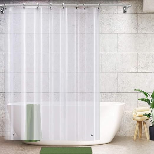 Amazon Com Vcvcoo Clear Shower Curtain Liner 48 X 72 Inch Small