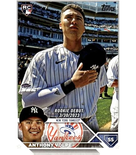 アンソニーボルピー 世界に25枚限定 ヤンキース ルーキーカード Amazon.com: 2024 TOPPS #180 ANTHONY VOLPE FUTURE STARS NEW