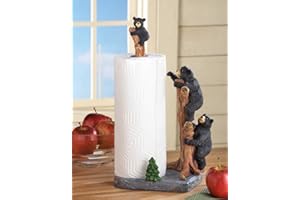 Collections Etc Northwoods Bears Paper Towel Holder