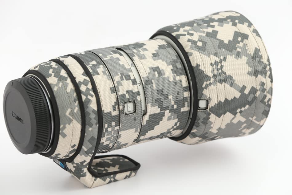 ROLANPRO Waterproof Lens Cover for Canon RF 70-200mm F2.8 L is USM Camouflage Rain Cover Lens Protective Sleeve Guns Case (#UCP waterproof)