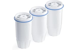 BOGDA 3 Pack Water Filter Replacement Zero, 5-Stage Compatible with Zero Pitcher and Dispenser, Fit for Zero Filter Water Replacement Filters and ZR-001 ZR-017 ZR-004