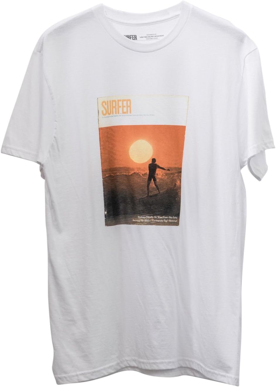 United Surf Men's September 1967 Short Sleeve Shirt, White, X-Large