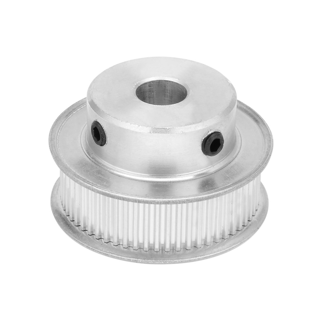 sourcing map Aluminum MXL 60 Teeth 10mm Bore Timing Belt Pulley Synchronous Wheel for 10mm Belt 3D Printer CNC