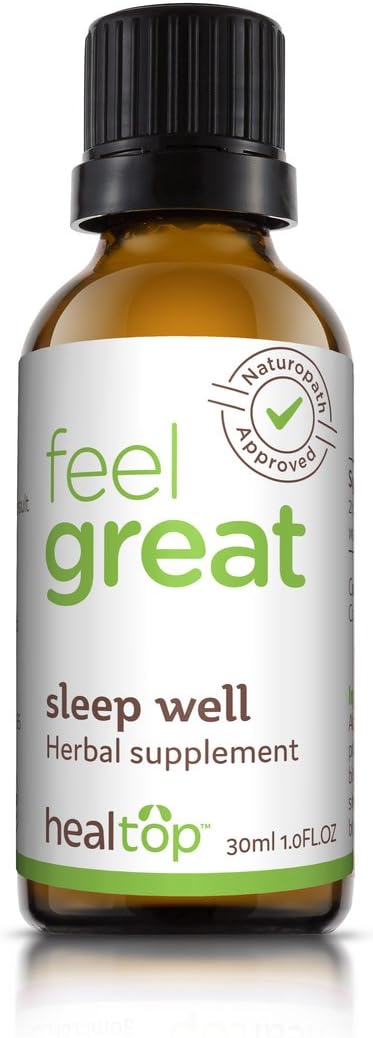 Healtop Sleep Well - Natural Herbal Supplement, 1 FL OZ Boost Your Deep Sleep with Sleep Well