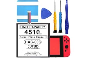 4510mAh HAC-003 Li-Polymer Battery Replacement fit for Nintendo Switch 2017 Game Console HAC-001 Internal with Full Repair To