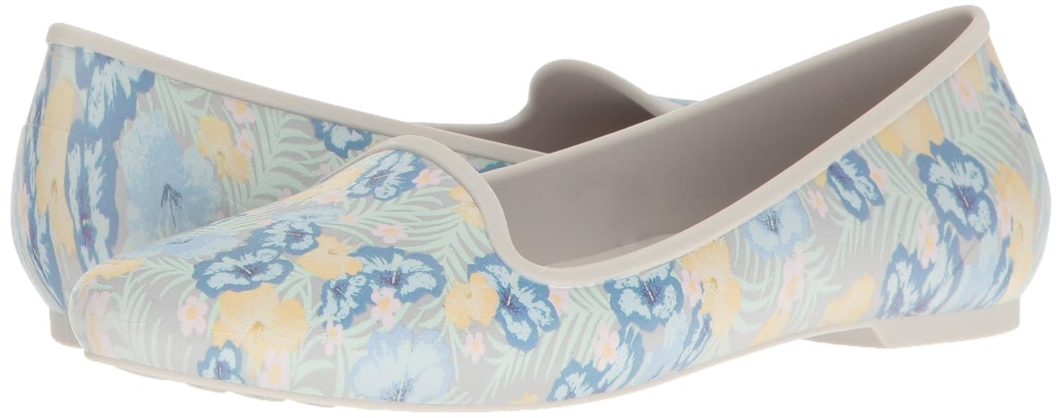 crocs eve graphic women flat in floral