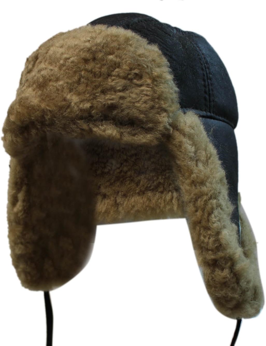 Men's B3 Brown Ginger Cream RAF Aviator Shearling Sheepskin WW2 Flying