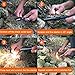 Magnesium Fire Starter by Relefree Survival Emergency Flint Firesteel Ferro Rod with Quick Well Sparks for Camping Hiking