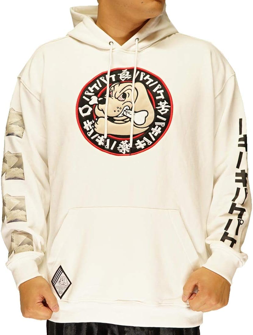 Amazon Galfy ガルフィー プルパーカー 長袖 メンズ レディース パケパケ 犬 血走り 10ホワイト Xl トレーナー パーカー 通販