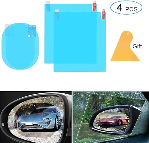 Car Rearview Waterproof Film, Anti Fog AntiFogging,AntiMist AntiDazzle,Mirrors