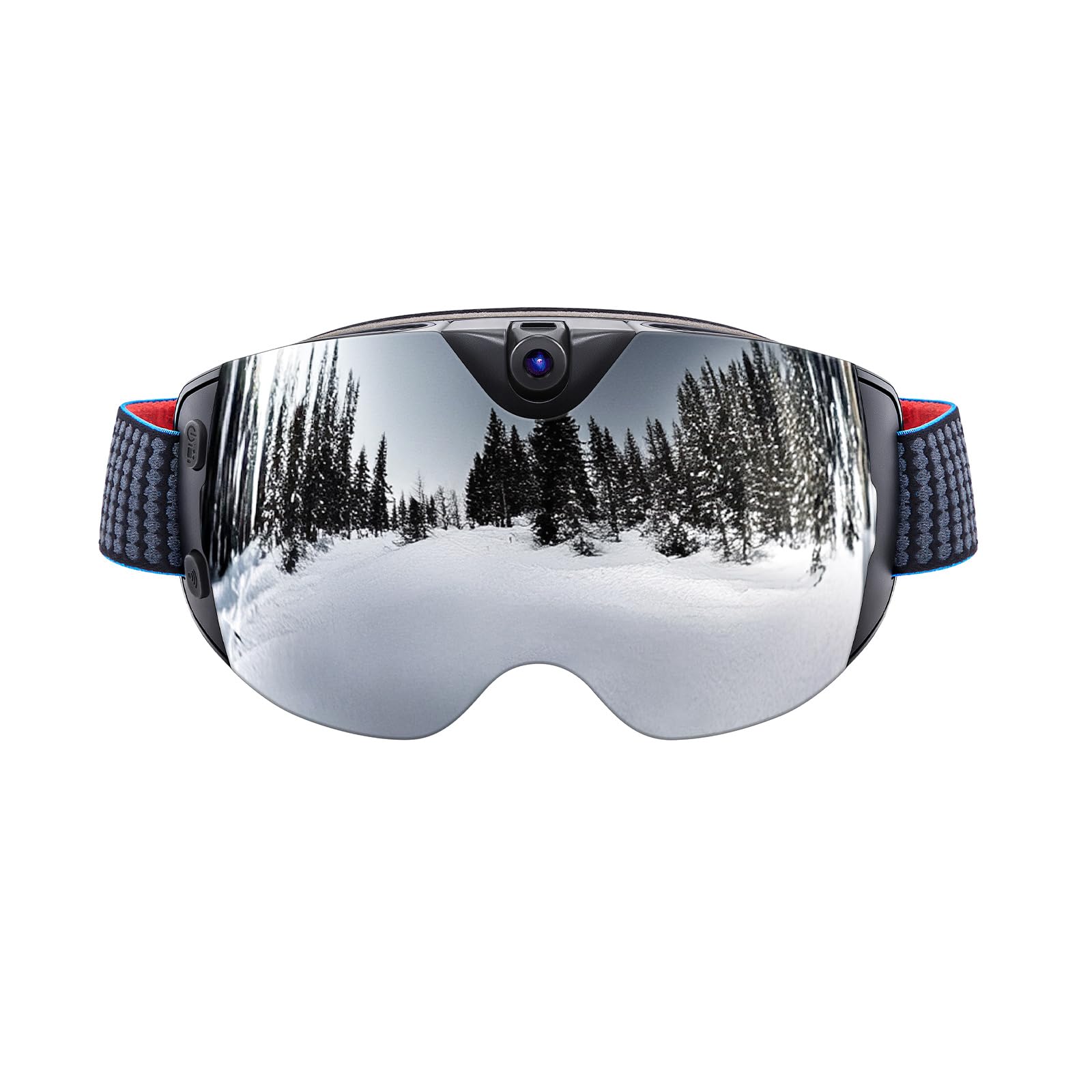 OhO Smart Ski Goggles, 4K Camera Snowboard Goggles with Adjusted View of Camera Recroding,UV Protection, Anti Fog (Men/Women)