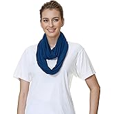 Lina & Lily Premium Modal Jersey Knit Women's Infinity Scarf Loop Lightweight
