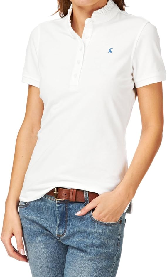 Joules Ladies? Frilsden Polo Shirt ? Créme Q_FRILSDEN 12 Amazon.co