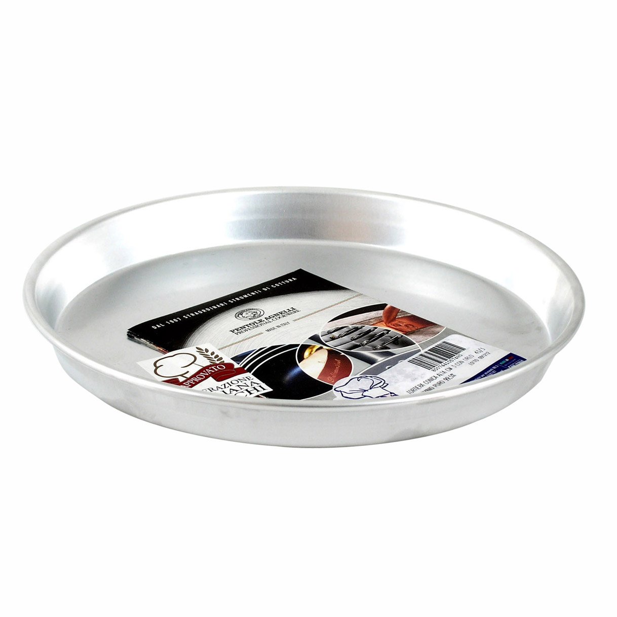 Pentole Agnelli FAMA43/334 Conical cake pan with rim, Aluminum, 34 X 34 X 3 cm