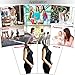 Underbust Latex Waist Slimmer Body Shaper Corset Shapewear for Weight Loss XXXXXX-Large Black Zipper&hook